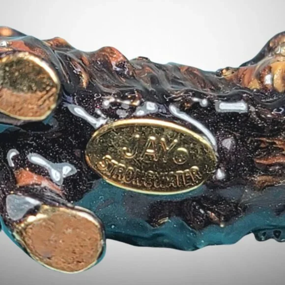 Jay Strongwater Persian Cat Maggie Mini Figurine With Swarovski Crystals - Picture 5 of 9